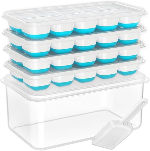 high-quality Ice Cube Tray with Lid and Bin - 4 Collection