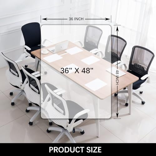 Kuyal Clear Chair mat for Hard Floors 36 x 48 Kit