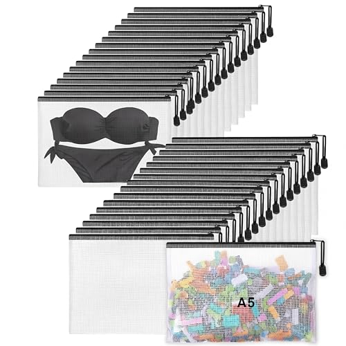 Classic Jetec 32 Pcs Mesh Zipper Bags Toy Storage Kit