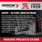 Modern Arrow T55BL Staple Gun Kit, Heavy Duty Manual Essentials