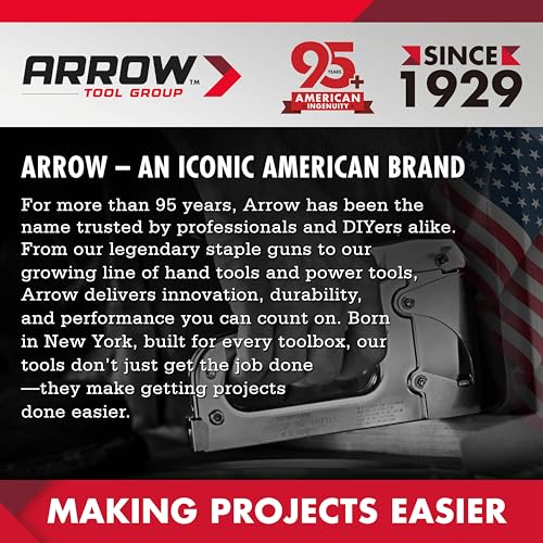 Modern Arrow T55BL Staple Gun Kit, Heavy Duty Manual Essentials
