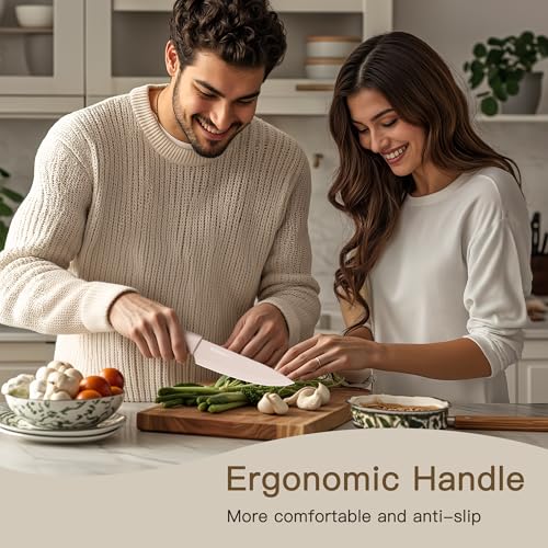 Minimalist Astercook Knife Set, 13 Pieces Kitchen Knives Set with Essentials