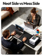 Modern YSAGi Leather Office Desk Pad Protector, Large Mouse Set