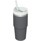 Double-Wall Vacuum The Quencher H2.0 Flowstate Tumbler D214X - Double-Wall Vacuum Insulated Travel Tumbler with Straw Detail