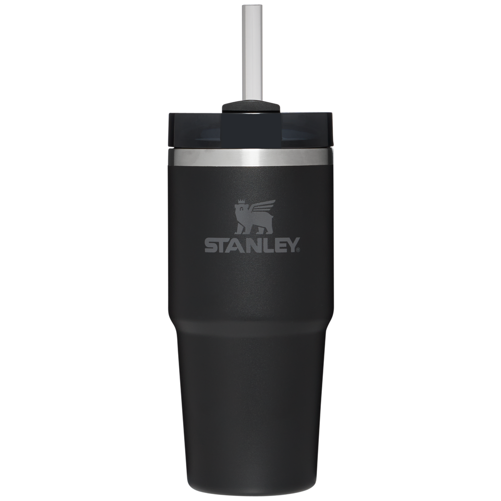 Double-Wall Vacuum The Quencher H2.0 Flowstate Tumbler D214X - Double-Wall Vacuum Insulated Travel Tumbler with Straw - Black