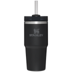 Double-Wall Vacuum The Quencher H2.0 Flowstate Tumbler D214X - Double-Wall Vacuum Insulated Travel Tumbler with Straw - Black
