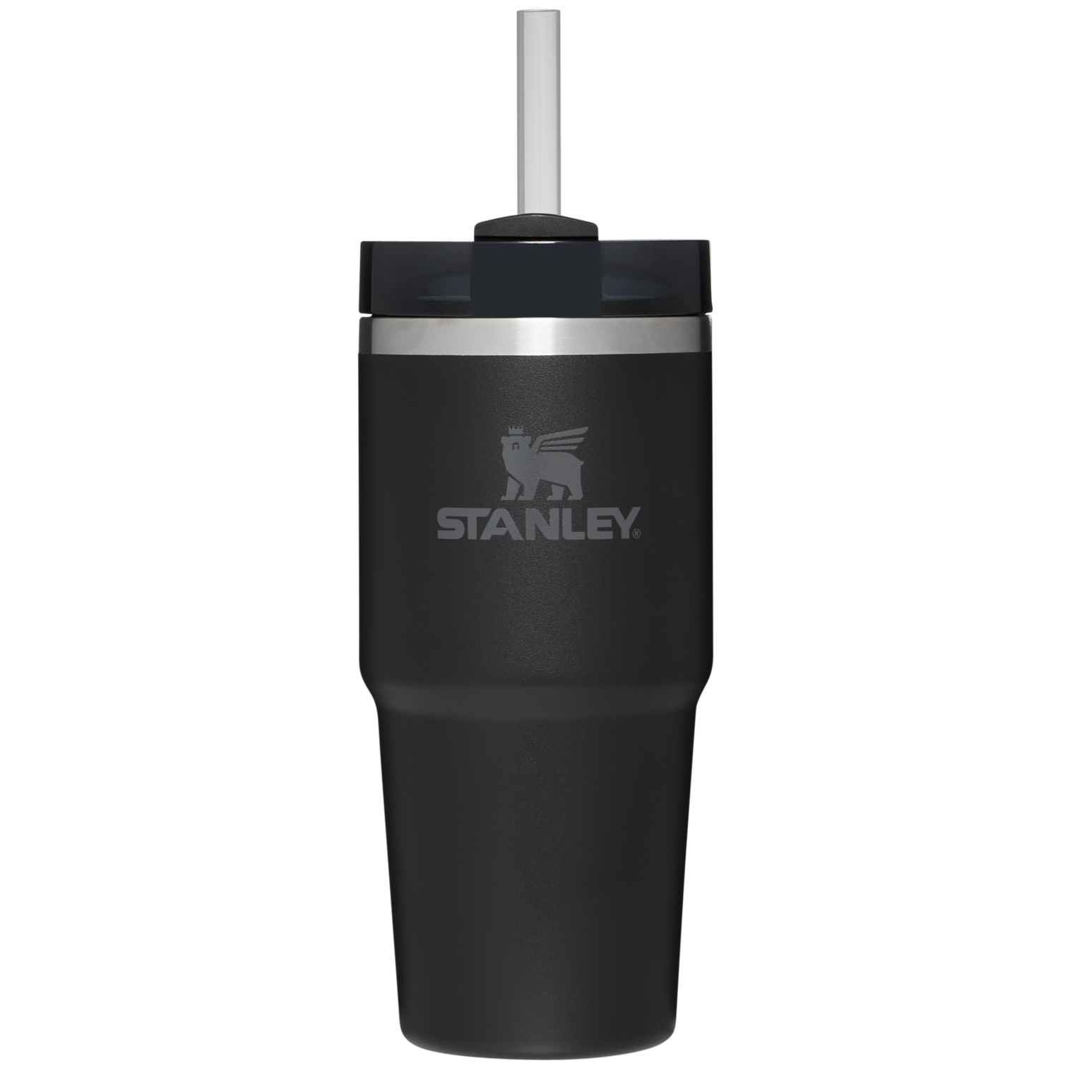 Double-Wall Vacuum The Quencher H2.0 Flowstate Tumbler D214X - Double-Wall Vacuum Insulated Travel Tumbler with Straw - Black