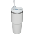 Double-Wall Vacuum The Quencher H2.0 Flowstate Tumbler D214X - Double-Wall Vacuum Insulated Travel Tumbler with Straw Detail