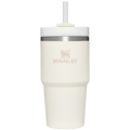 Double-Wall Vacuum The Quencher H2.0 Flowstate Tumbler D030T - Double-Wall Vacuum Insulated Travel Tumbler with Straw - Cream