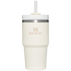 Double-Wall Vacuum The Quencher H2.0 Flowstate Tumbler D030T - Double-Wall Vacuum Insulated Travel Tumbler with Straw - Cream