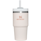 Double-Wall Vacuum The Quencher H2.0 Flowstate Tumbler D030T - Double-Wall Vacuum Insulated Travel Tumbler with Straw - Rose Quartz