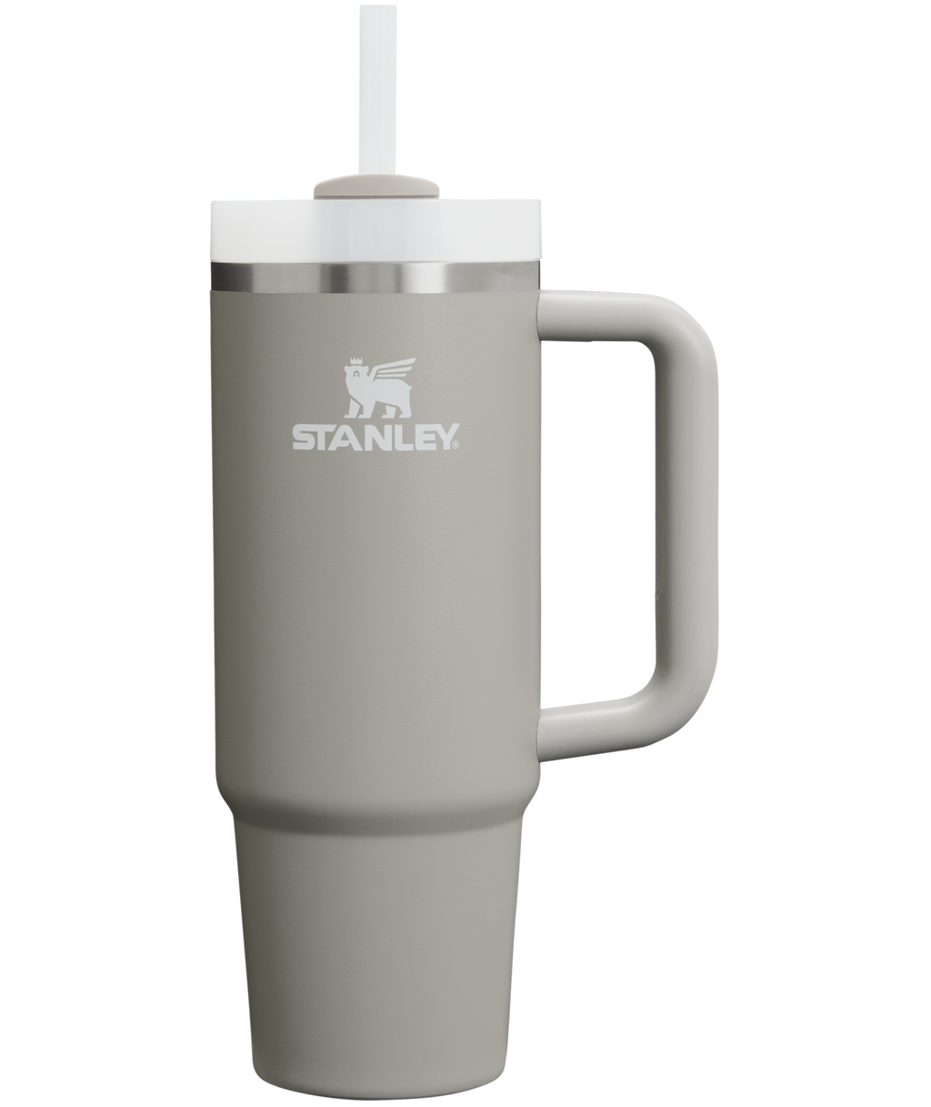 Car-Cup Friendly The Quencher H2.0 Flowstate Tumbler | Stanley Create D331C - FlowState 3-Position Lid Insulated Travel Mug - Ash