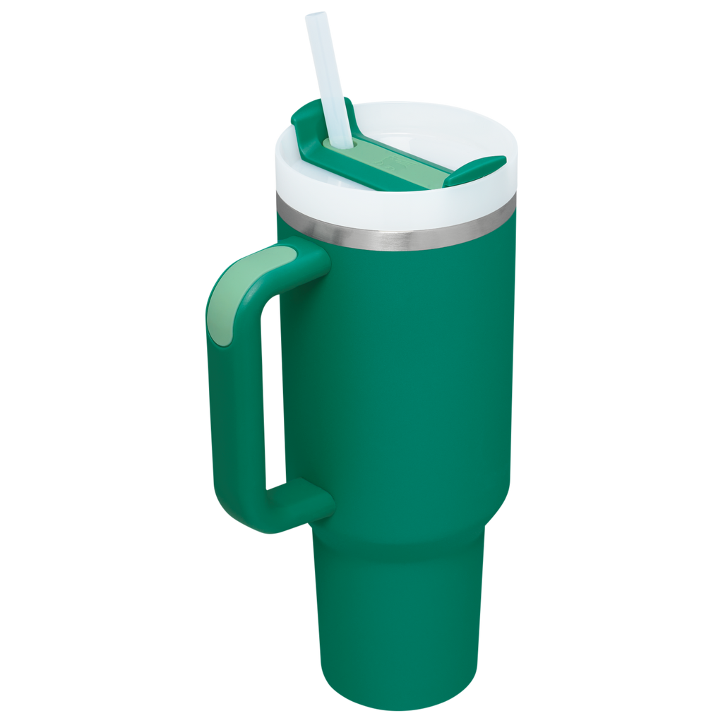 Splash-Resistant FlowState The Quencher H2.0 Flowstate Tumbler D050X - Double-Wall Vacuum Insulated Travel Tumbler with Straw Detail