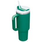 Splash-Resistant FlowState The Quencher H2.0 Flowstate Tumbler D050X - Double-Wall Vacuum Insulated Travel Tumbler with Straw Detail