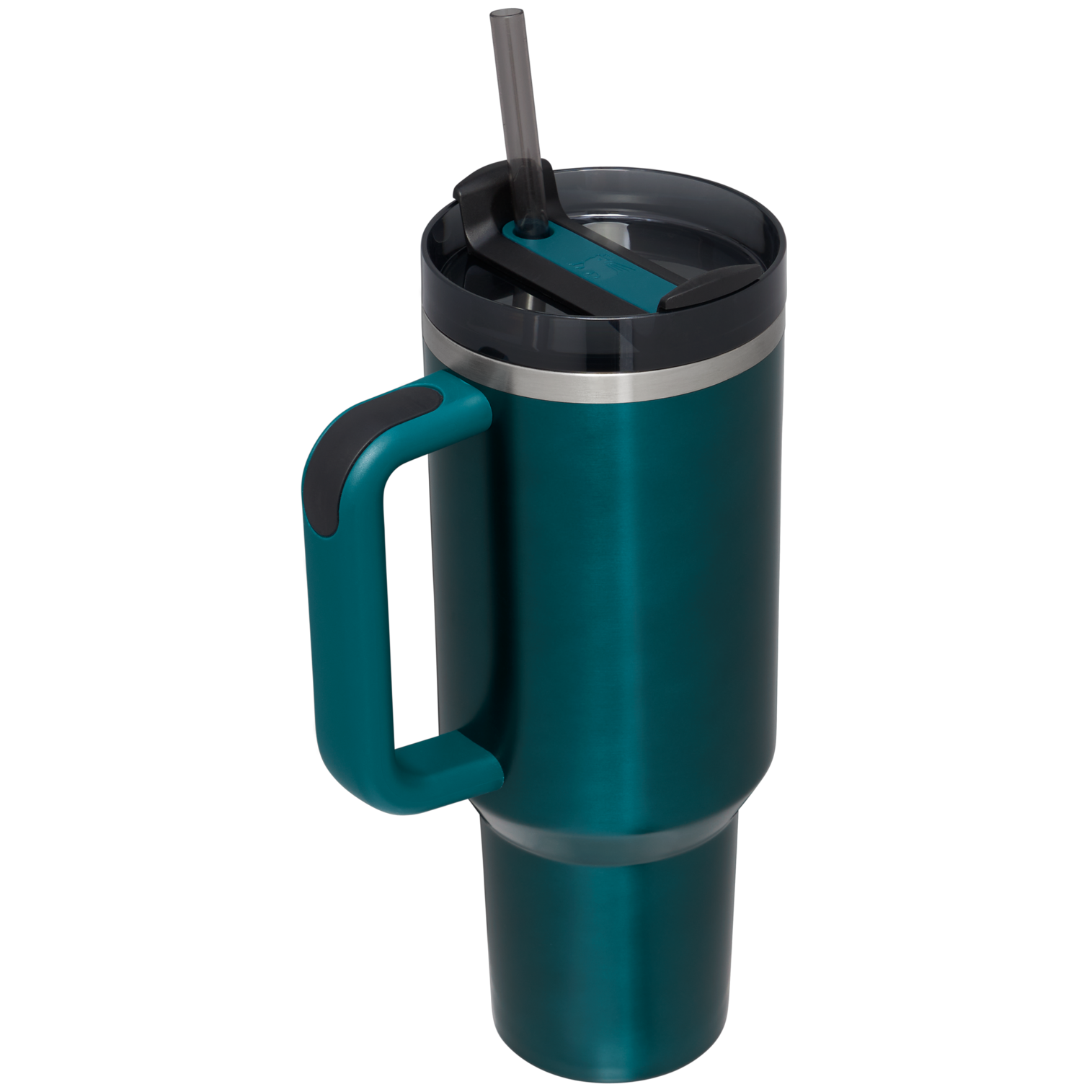 Splash-Resistant FlowState The Quencher H2.0 Flowstate Tumbler D050X - Double-Wall Vacuum Insulated Travel Tumbler with Straw Detail