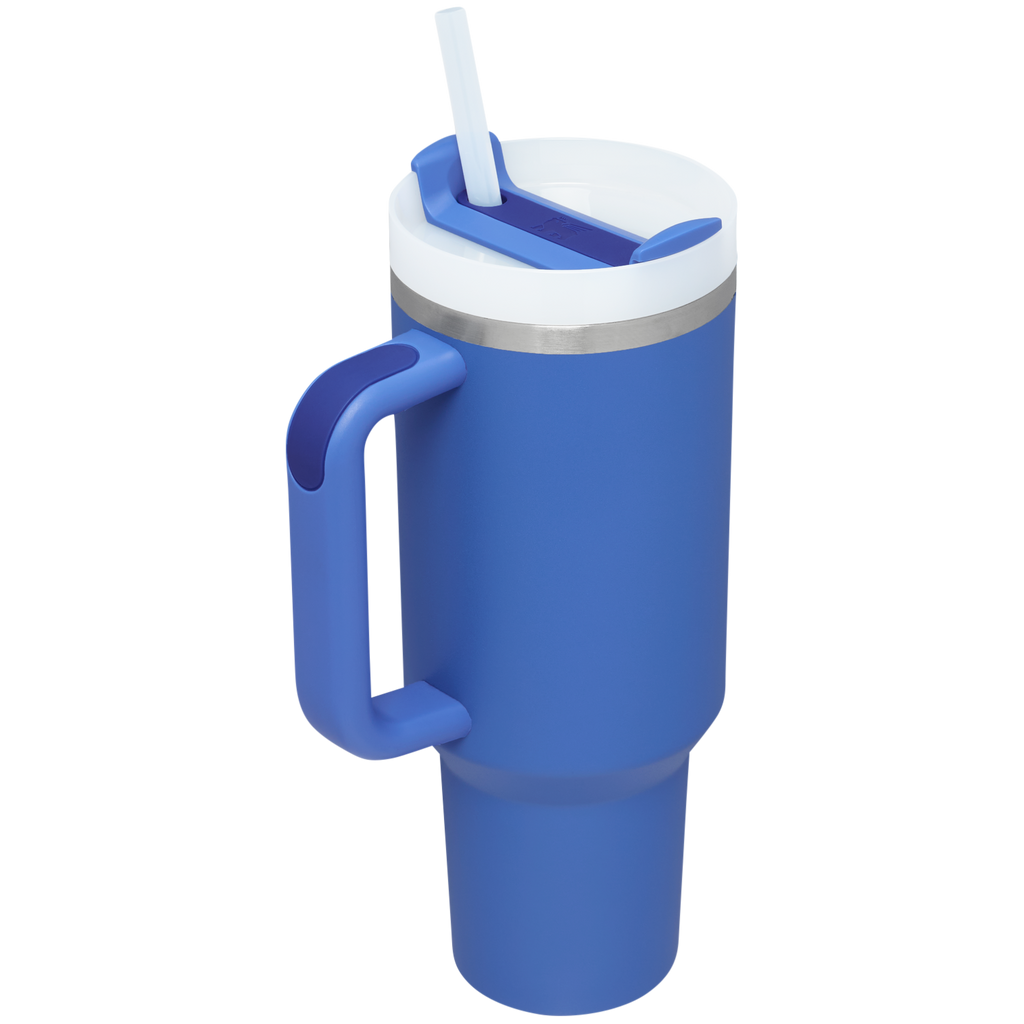 Splash-Resistant FlowState The Quencher H2.0 Flowstate Tumbler D050X - Double-Wall Vacuum Insulated Travel Tumbler with Straw Detail