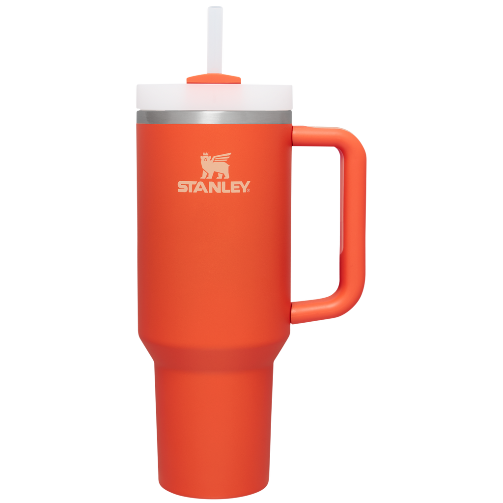 Double-Wall Vacuum The Quencher H2.0 Flowstate Tumbler  | Stanley Create D332L - Double-Wall Vacuum Insulated Travel Tumbler with Straw - Tigerlily