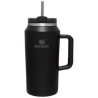 Car-Cup Friendly The Quencher H2.0 Flowstate Tumbler D365U - Premium Stainless Steel Straw Cup for All-Day Hydration - Black