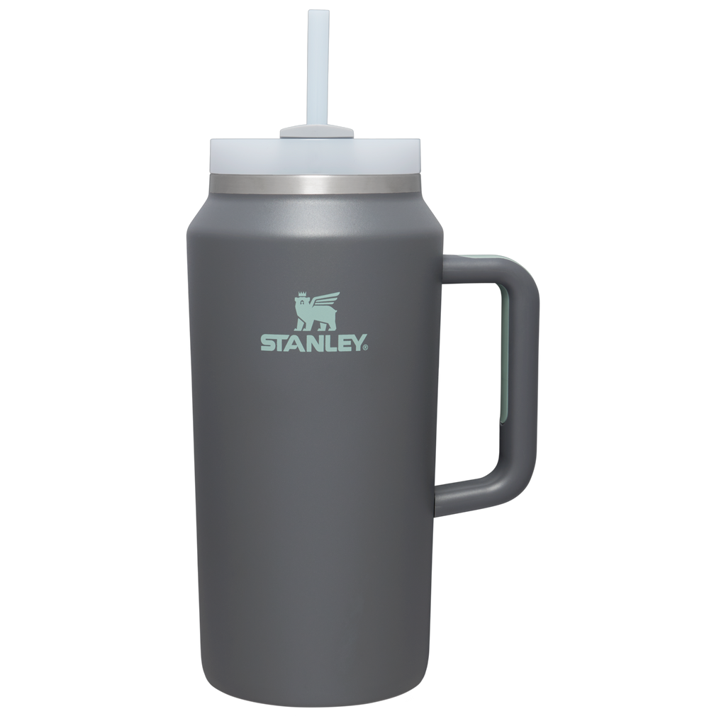Splash-Resistant FlowState The Quencher H2.0 Flowstate Tumbler D033Q - Double-Wall Vacuum Insulated Travel Tumbler with Straw Detail