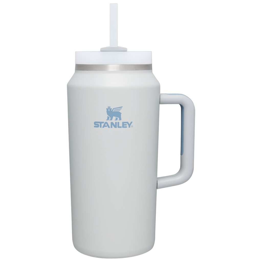 Splash-Resistant FlowState The Quencher H2.0 Flowstate Tumbler D033Q - Double-Wall Vacuum Insulated Travel Tumbler with Straw Detail