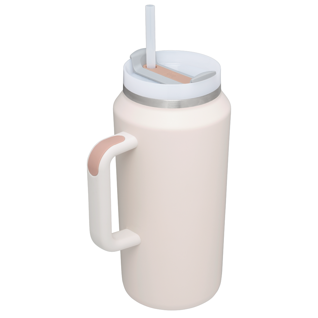 Splash-Resistant FlowState The Quencher H2.0 Flowstate Tumbler D033Q - Double-Wall Vacuum Insulated Travel Tumbler with Straw Detail