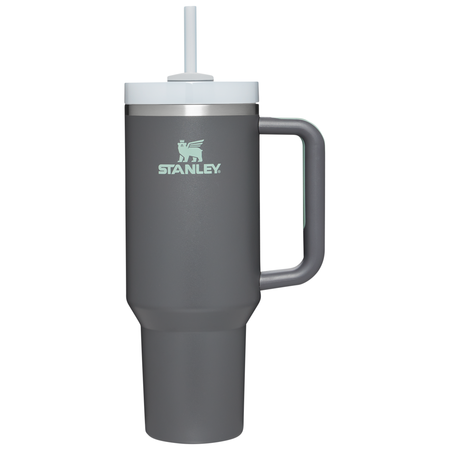 Double-Wall Vacuum The Quencher H2.0 Flowstate Tumbler  | Stanley Create D332L - Double-Wall Vacuum Insulated Travel Tumbler with Straw - Charcoal