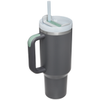 Splash-Resistant FlowState The Quencher H2.0 Flowstate Tumbler D050X - Double-Wall Vacuum Insulated Travel Tumbler with Straw Detail