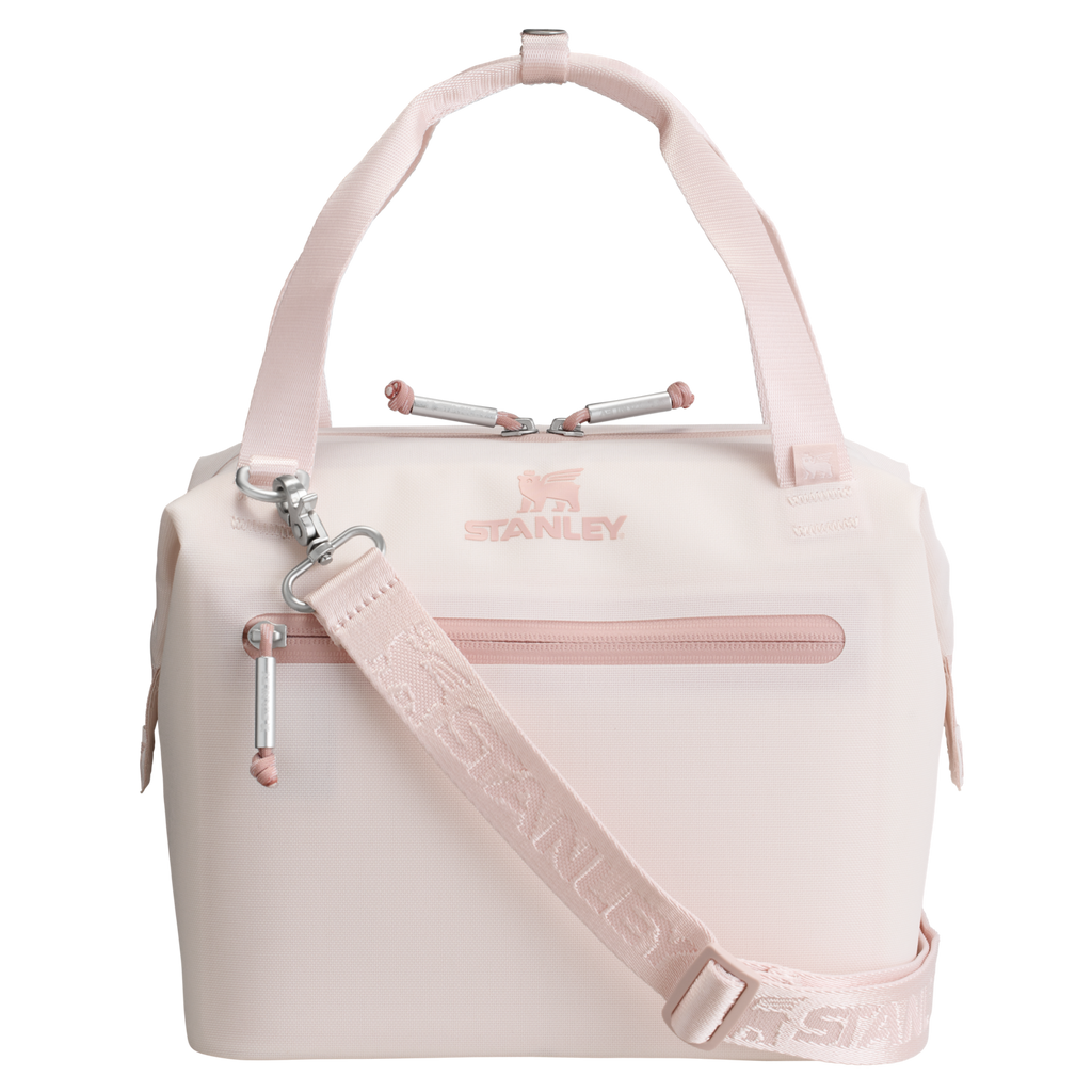 Portable Mini The All Day Julienne Mini Cooler D052R - Julienne Series Portable Picnic Chiller Tote - Rose Quartz