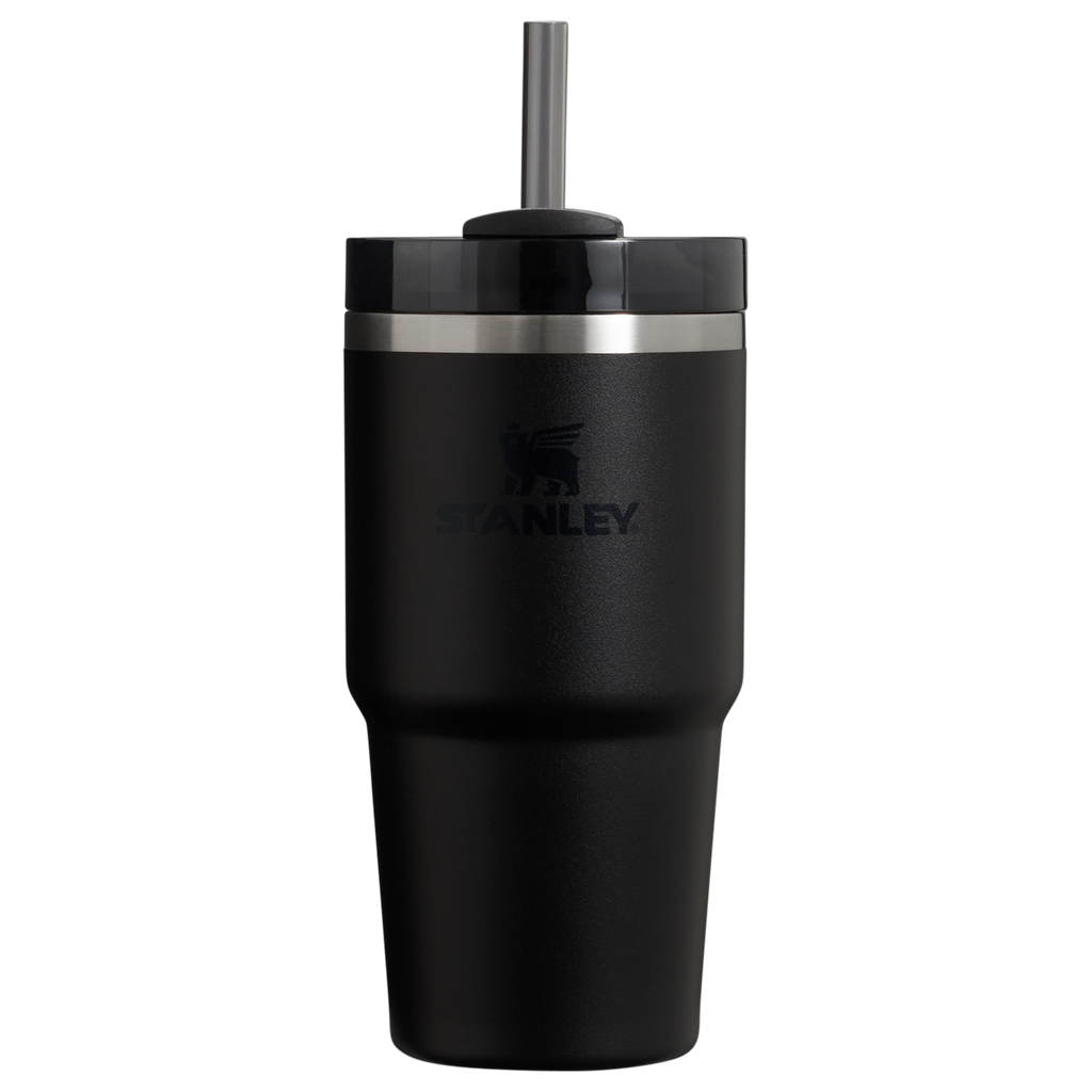 Double-Wall Vacuum The Quencher H2.0 Flowstate Tumbler D030T - Double-Wall Vacuum Insulated Travel Tumbler with Straw - Black 2.0
