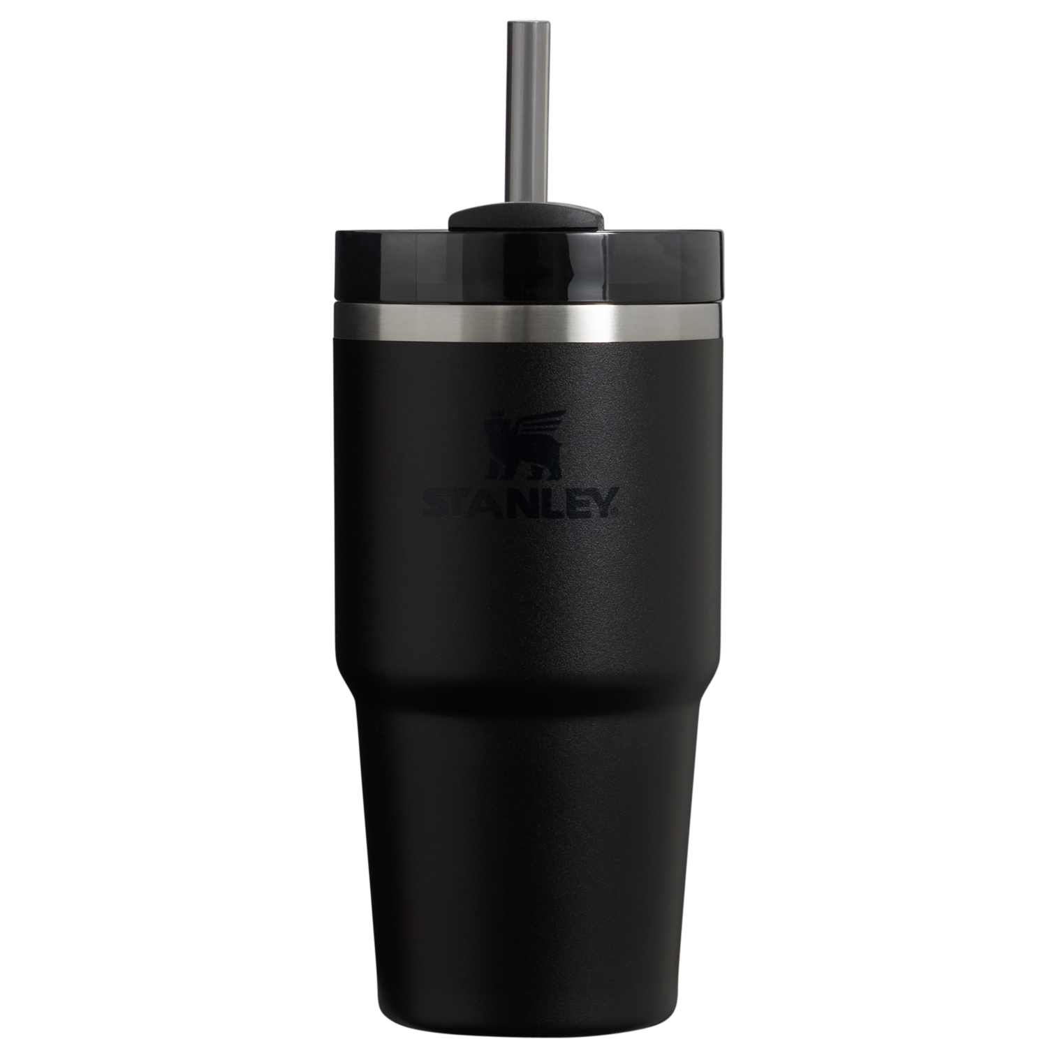 Double-Wall Vacuum The Quencher H2.0 Flowstate Tumbler D030T - Double-Wall Vacuum Insulated Travel Tumbler with Straw - Black 2.0