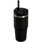 Double-Wall Vacuum The Quencher H2.0 Flowstate Tumbler D214X - Double-Wall Vacuum Insulated Travel Tumbler with Straw Detail