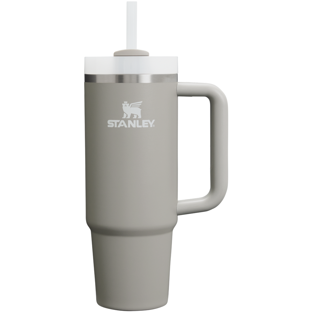 Double-Wall Vacuum The Quencher H2.0 Flowstate Tumbler D051L - Double-Wall Vacuum Insulated Travel Tumbler with Straw - Ash