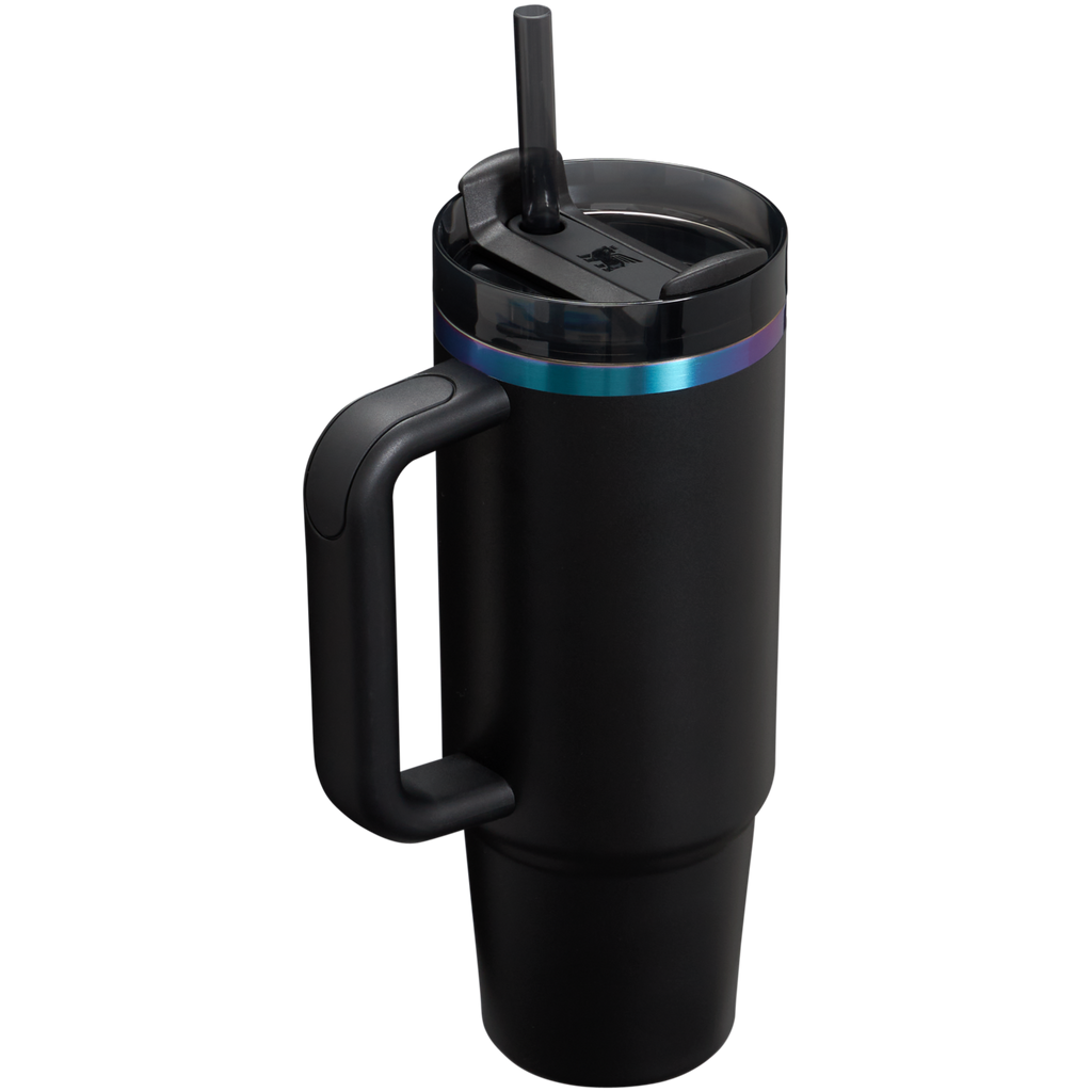 Double-Wall Vacuum The Black Chroma Quencher H2.0 Flowstate Tumbler D107W - Premium Stainless Steel Straw Cup for All-Day Hydration Detail