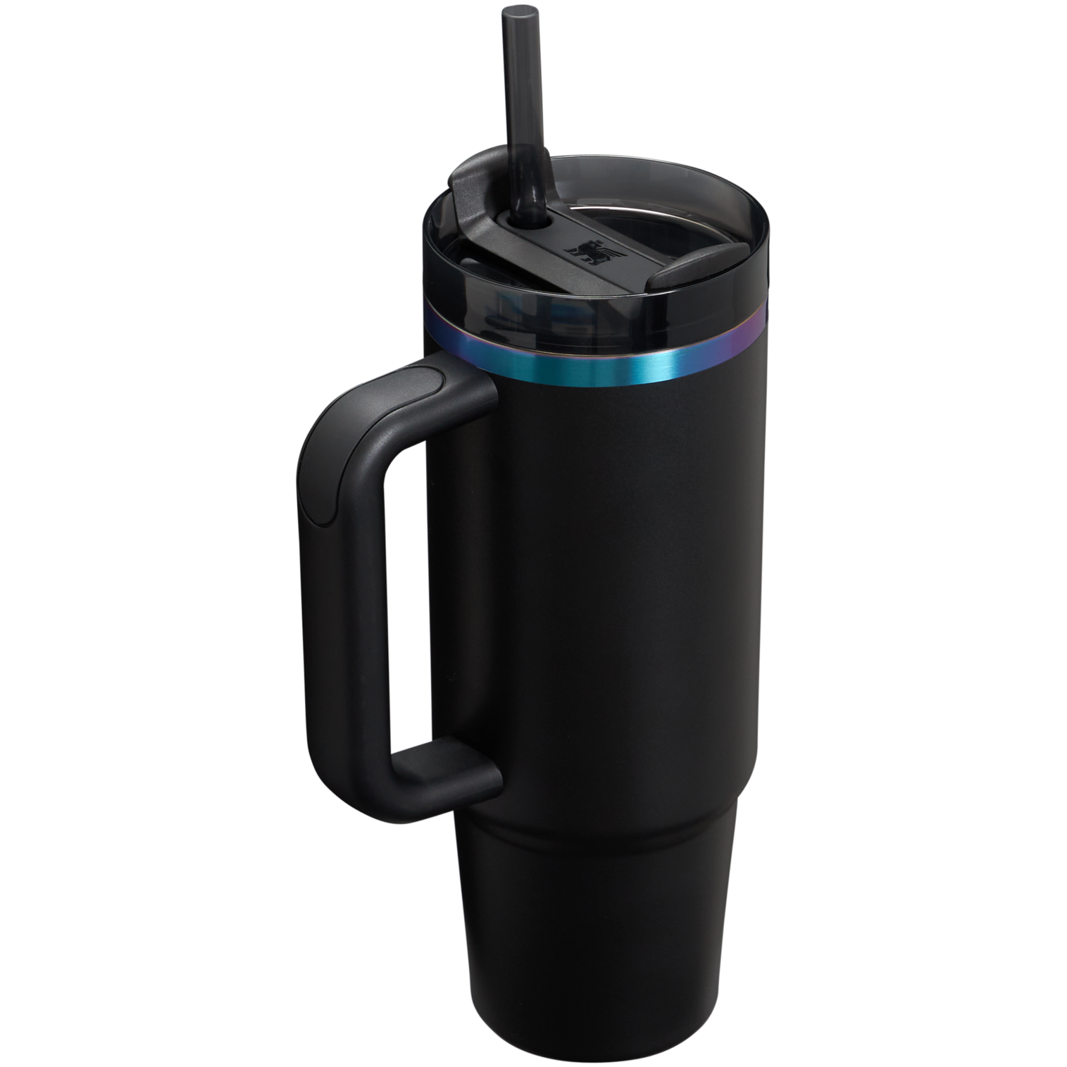 Double-Wall Vacuum The Black Chroma Quencher H2.0 Flowstate Tumbler D107W - Premium Stainless Steel Straw Cup for All-Day Hydration Detail