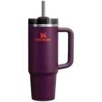 Car-Cup Friendly The Quencher H2.0 Flowstate Tumbler | Stanley Create D331C - FlowState 3-Position Lid Insulated Travel Mug - Plum