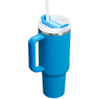 Splash-Resistant FlowState The Quencher H2.0 Flowstate Tumbler D050X - Double-Wall Vacuum Insulated Travel Tumbler with Straw Detail