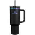 Car-Cup Friendly The Black Chroma Quencher H2.0 Flowstate Tumbler D252B - Premium Stainless Steel Straw Cup for All-Day Hydration - Default Title