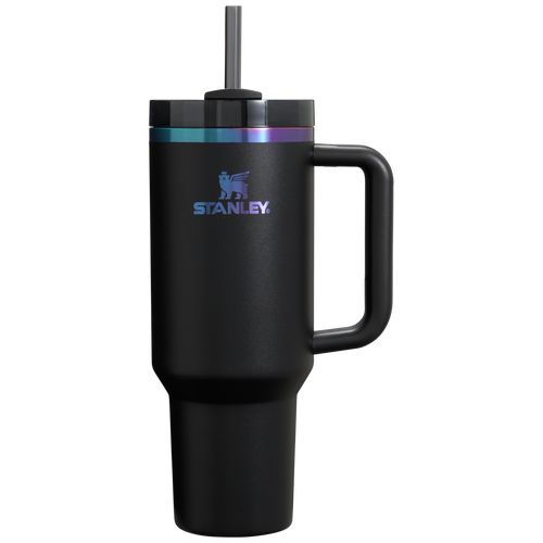 Car-Cup Friendly The Black Chroma Quencher H2.0 Flowstate Tumbler D252B - Premium Stainless Steel Straw Cup for All-Day Hydration - Default Title