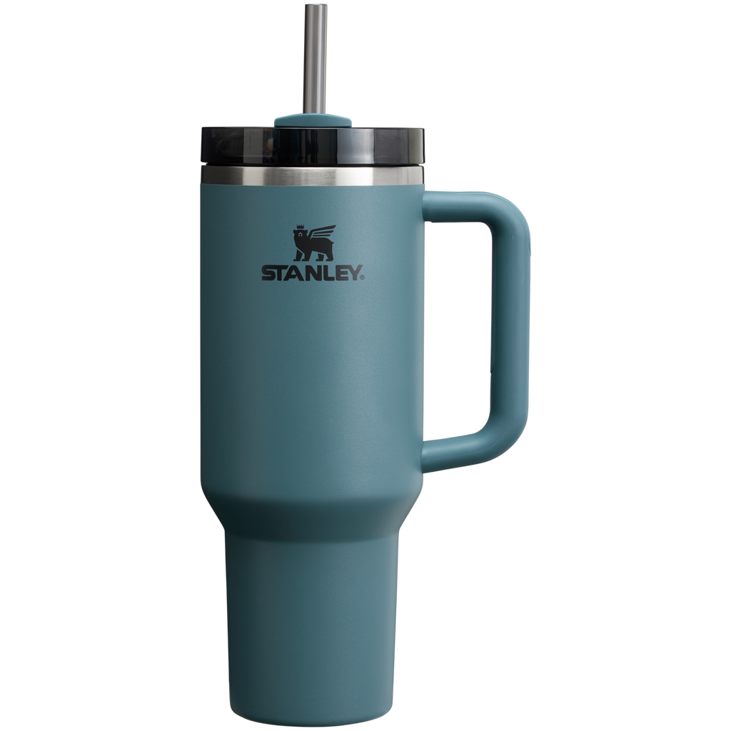 Double-Wall Vacuum The Quencher H2.0 Flowstate Tumbler  | Stanley Create D332L - Double-Wall Vacuum Insulated Travel Tumbler with Straw Detail