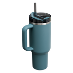 Splash-Resistant FlowState The Quencher H2.0 Flowstate Tumbler D050X - Double-Wall Vacuum Insulated Travel Tumbler with Straw Detail