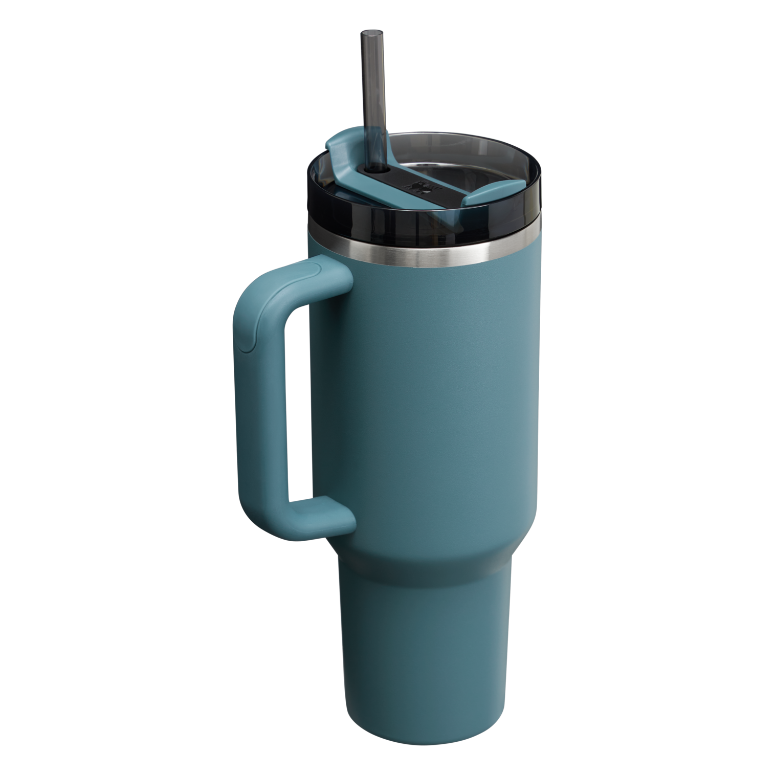 Splash-Resistant FlowState The Quencher H2.0 Flowstate Tumbler D050X - Double-Wall Vacuum Insulated Travel Tumbler with Straw Detail