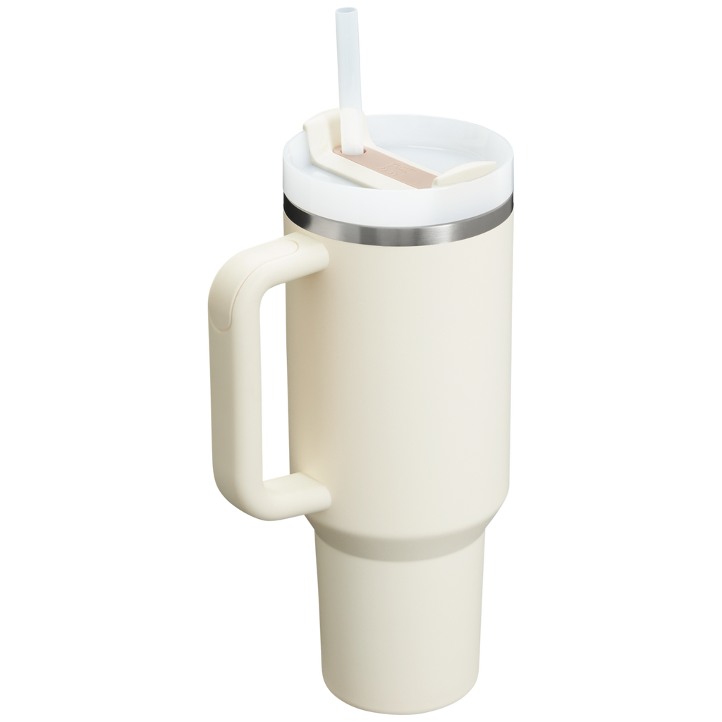 Splash-Resistant FlowState The Quencher H2.0 Flowstate Tumbler D050X - Double-Wall Vacuum Insulated Travel Tumbler with Straw Detail