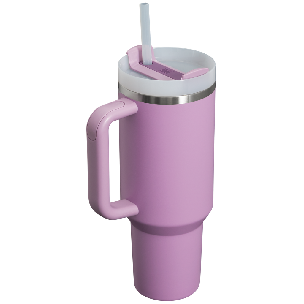 Double-Wall Vacuum The Quencher H2.0 Flowstate Tumbler  | Stanley Create D332L - Double-Wall Vacuum Insulated Travel Tumbler with Straw Detail
