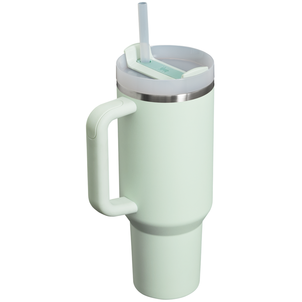 Splash-Resistant FlowState The Quencher H2.0 Flowstate Tumbler D050X - Double-Wall Vacuum Insulated Travel Tumbler with Straw Detail