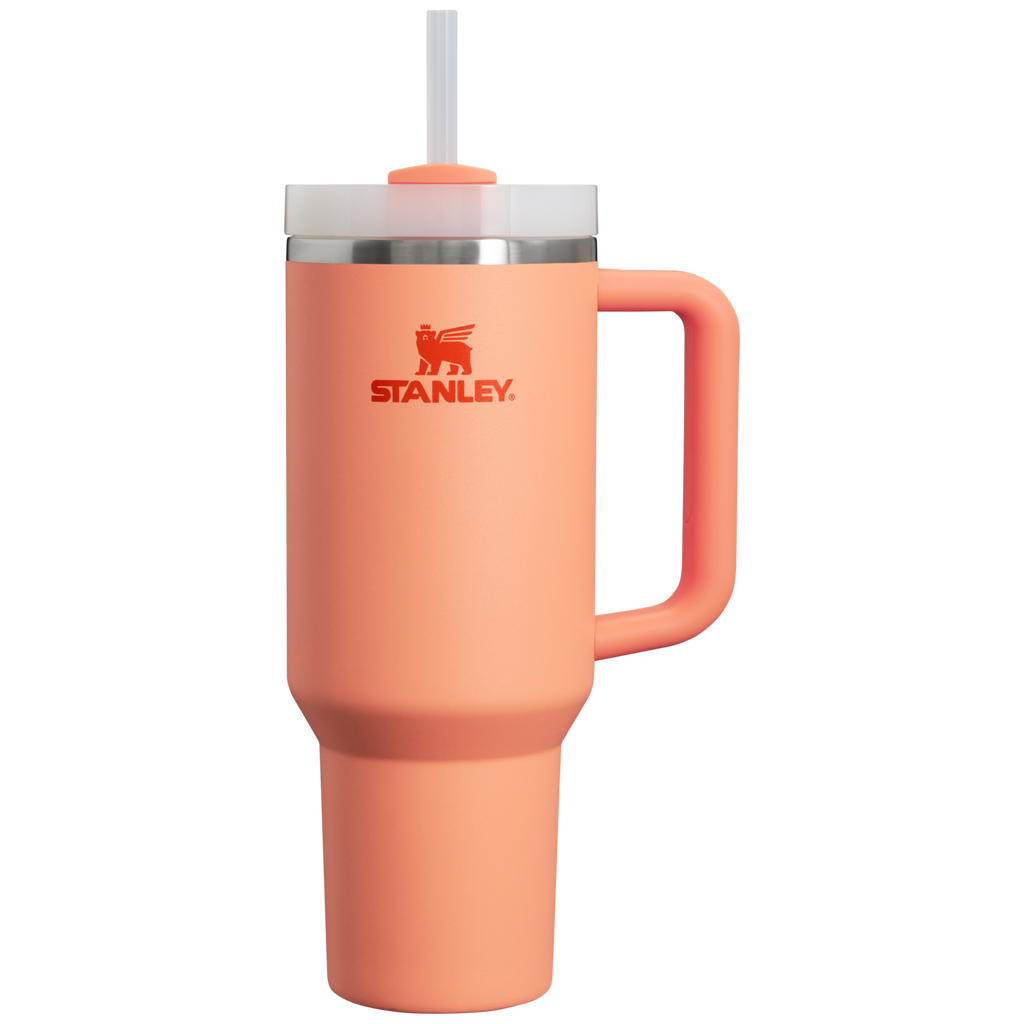 Double-Wall Vacuum The Quencher H2.0 Flowstate Tumbler  | Stanley Create D332L - Double-Wall Vacuum Insulated Travel Tumbler with Straw Detail