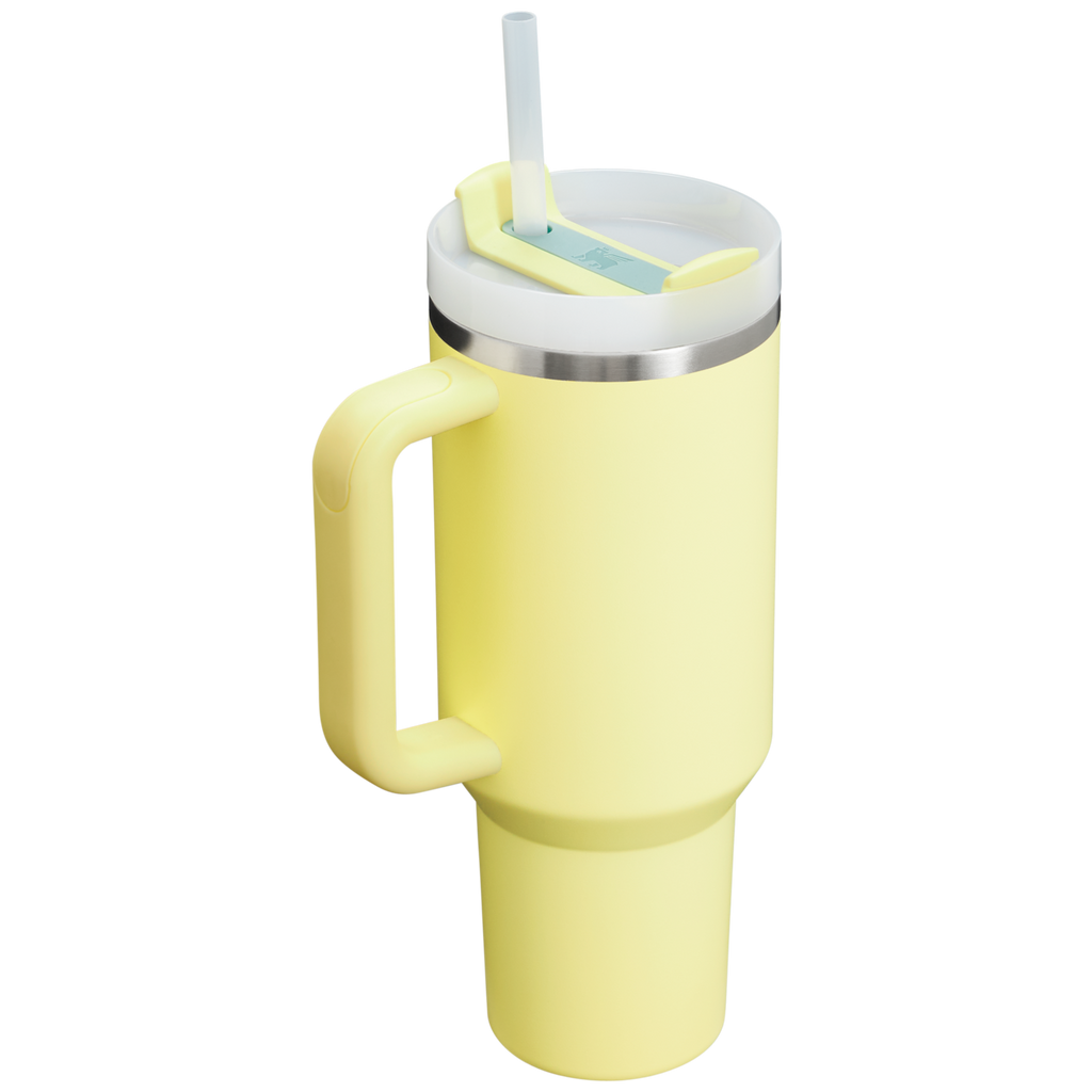 Double-Wall Vacuum The Quencher H2.0 Flowstate Tumbler  | Stanley Create D332L - Double-Wall Vacuum Insulated Travel Tumbler with Straw Detail