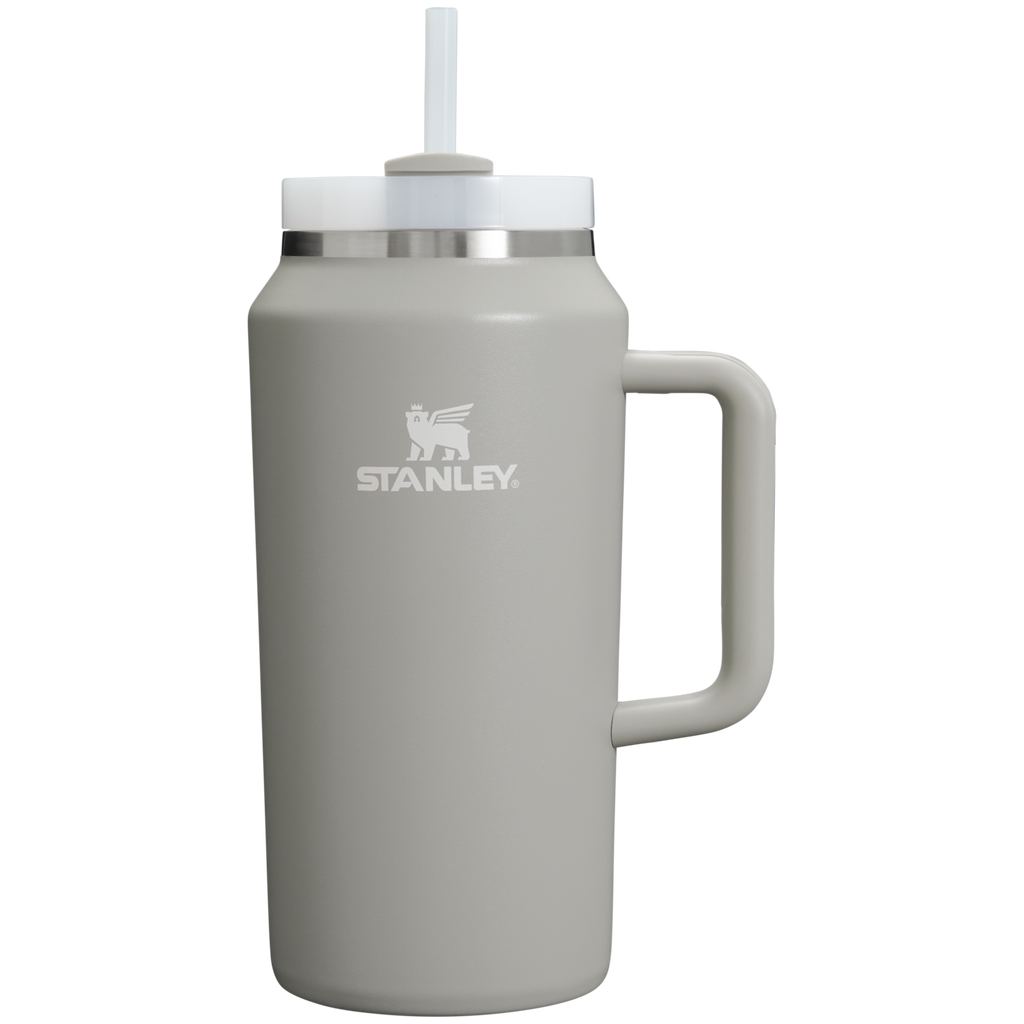Car-Cup Friendly The Quencher H2.0 Flowstate Tumbler D365U - Premium Stainless Steel Straw Cup for All-Day Hydration - Ash