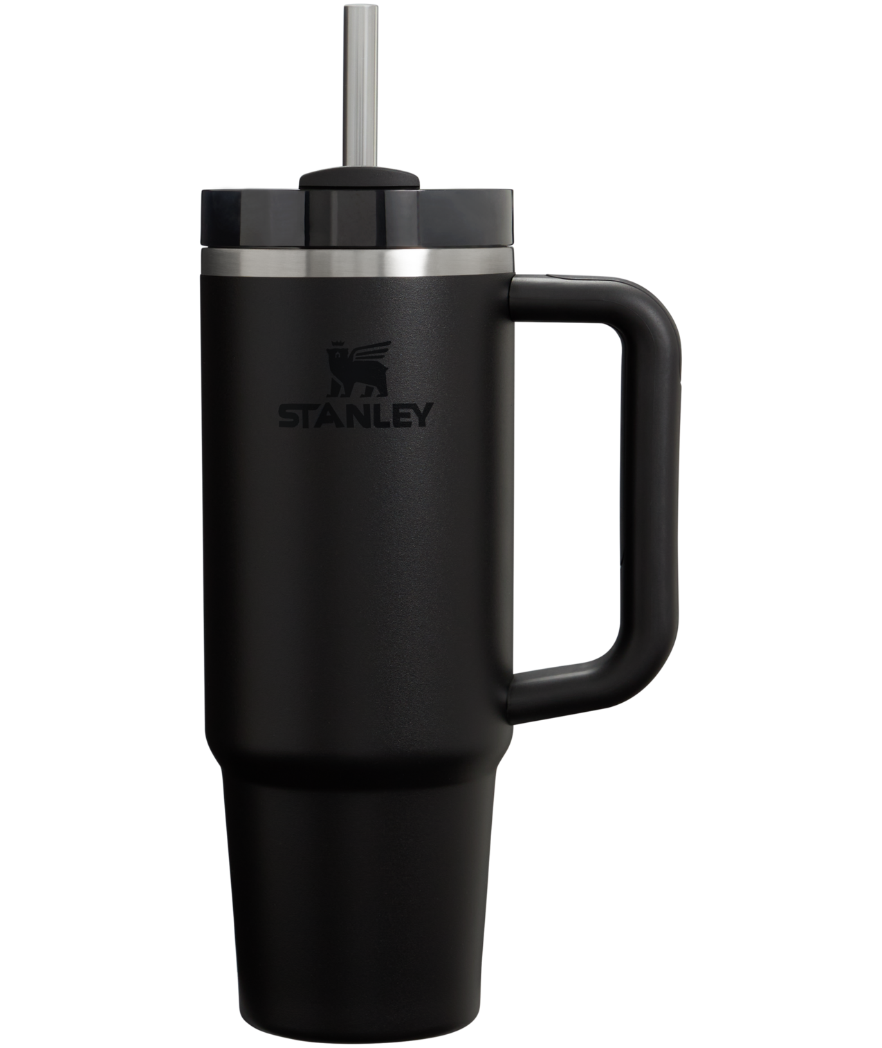 Car-Cup Friendly The Quencher H2.0 Flowstate Tumbler | Stanley Create D331C - FlowState 3-Position Lid Insulated Travel Mug - Black 2.0