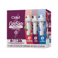 Natural Fruit Flavored GoSip 6-Pack Variety Pack CB6Q - Sugar-Free Fruit Flavor Cartridge Refill - Default Title