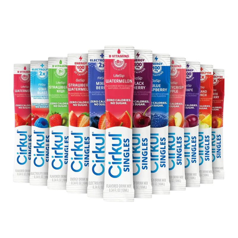 Zero-Calorie 24-Pack  Singles Variety Bundle GXPG - Electrolyte Hydration Enhanced Taste Cartridges - Default Title